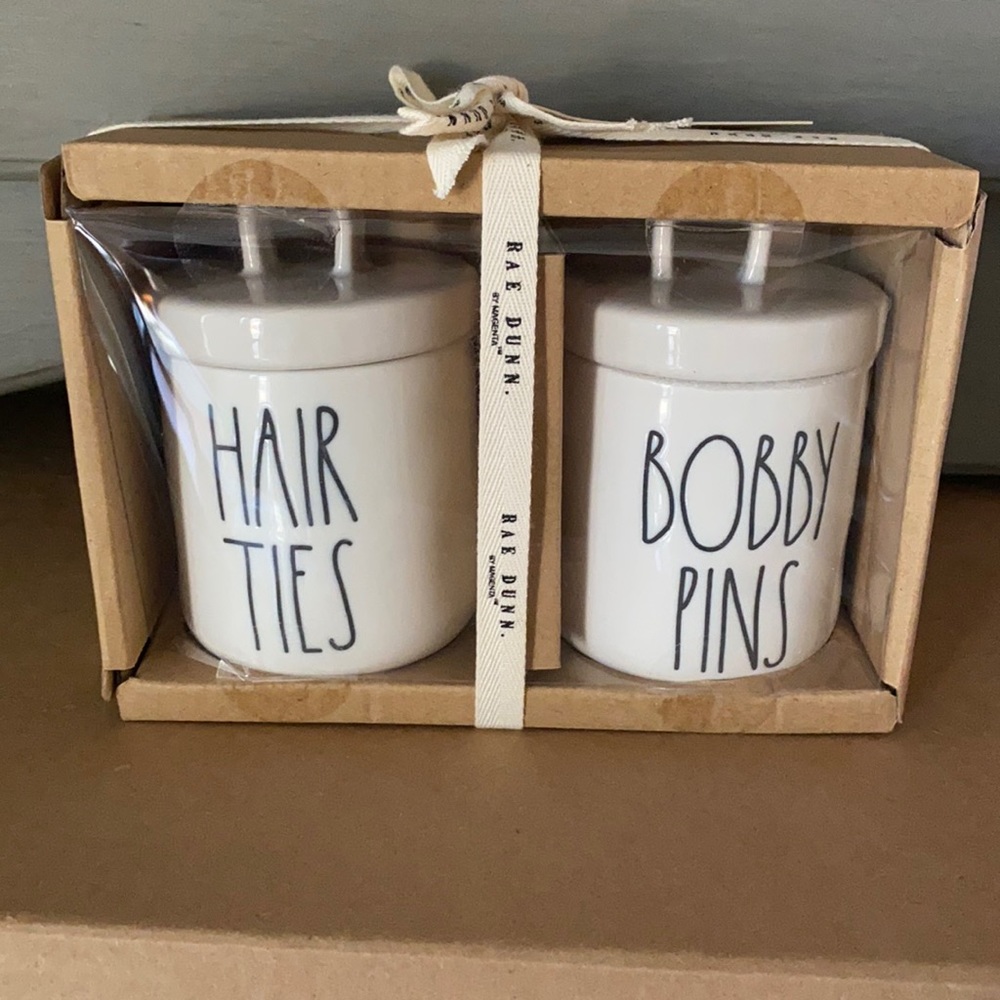 Rae Dunn Hair Ties Bobby Pins - Picture 1 of 1